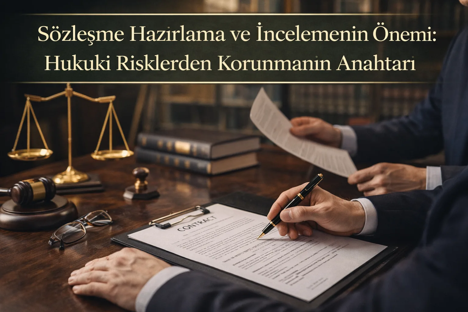 Sözleşme Hazırlama ve İncelemenin Önemi: Hukuki Risklerden Korunmanın Anahtarı